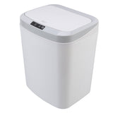 Smart Trash Can 16L Infrared Induction Button Control Manual Mute Household Automatic Trash Can with V1294-YM0523-3113220058411