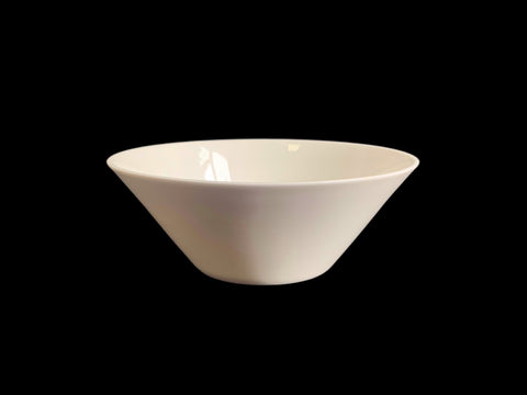 bulk 24 White Fine Bone China V Shape Bowl 5.5in 14cm V637-TAB38666