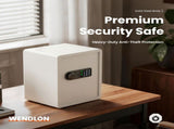 Wendlon White Touch Screen Safe Boxwith Electronic password, Backlit Keypad, LED Light, Anti-Rust & V1411-AU000042EW