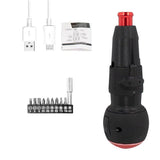 3.6V Mini Electric Screwdriver Cordless Electric Screwdriver Mini Drill Power Tool USB Rechargeable V1366-AZ2-W-16761