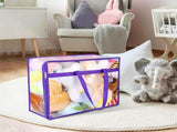 6PCS Clothes Storage Bag Transparent PVC Dust Proof Space Saving Clothes Bag for Bedding Quilt V1294-YM0901-3117250021711