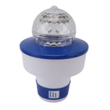 8 Inch Chemical Dispenser 11cm Lighted Floating Pool Chlorine Tablet Dispenser for Spa Hot Tub V1294-YM0706-3111230187811