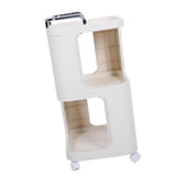 Rolling Utility Cart with Handle Multi Functional Trolley for Office Living Room Movable V1294-YM0901-3116250017112