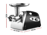 800W Electric Meat Grinder Mincer Sausage Black MG1001-BK_NZ