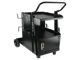 Welding Cart, 2-Tier Heavy Duty Welder Cart with Anti-Theft Lockable Cabinet, 265LBS Weight V952-ECDCHJTC265LB8FATV0
