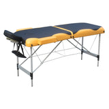 YES4HOMES 2 Fold Portable Aluminium Massage Table Massage Bed Beauty Therapy V278-ALUM-FOLD2-670-BO