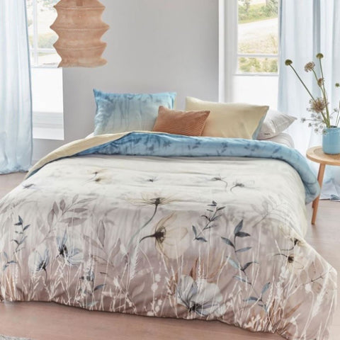 Bedding House Isabelle Light Blue Cotton Sateen Quilt Cover Set King V442-HIN-QUILTCS-ISABELLE-LIGHTBLUE-KI