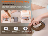 Portable Heated Fascia Ring Massager with 5-Speed Vibration & USB-C Charging Deep Tissue Muscle V1107-CS-ZDAMQ3