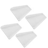 4PCS Downspout Splash Block Rain Gutter Downspout Extensions Fixable Downspout Extender with 8 V1294-YM0901-3111230346412