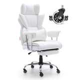 Reclining Office Chair with Footrest, Heavy Duty PU Leather Wide Office Chair, Big and Tall V952-LBYZXKPGDJT0U1Z5NV0
