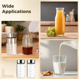 4PCS Borosilicate Glass, 10oz/300ml Reusable Drinking, Portable Glass Juicing V1369-AZ3-W-08680
