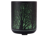 300ml Air Humidifier 2 in 1 Ambient Night Light Aroma Aromatherapy Diffuser Black 100240VAU Plug V1294-YM0721-3113210017613