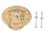 Door Knocker Brass Material Bronze Collision Resistance Chinese Animal Head Pull Ring for Wooden V1294-YM0523-3114220008611
