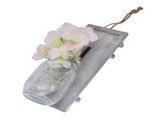 Wall Jar Decor Retro Style Glass Bottle Lamp Silk Flower Decoration for Home Door V1294-YM0523-3115220012911