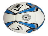 A blue windmill size5 football, PU fit material, wear-resistant and explosion-proof, including V1102-HYZQ00C012