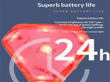 2pcs Rechargeable Collar Light - Carabiner Keychain Clip with LED Light - Clip Color-Changing Light V1192-AZ-W-0196