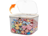 Makeup Organizer - Storage Box with Lid - Jewelry Box - Bathroom Accessories - Cosmetics Storage V1189-WXF-260203-00420