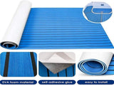 Foam Teak Decking EVA Marine Flooring Faux Boat Sheet Accessories Blue 450X2400mm V1192-AZ-W-22880
