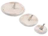 SWETRACE drill polishing pad Polishing Cloth Beige For Metal Surface Cleaning 3pcs V1189-LWWAL-20260327-03447