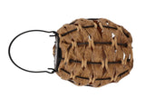Outdoor Solar Lantern LED Waterproof Hollowed Rattan Ball Solar Hanging Light with Handle for V1294-YM0710-3119230151211