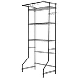 VEVOR Over Washer and Dryer Storage Shelf Single Row 3 Tiers Washer Rack Black V952-LDXYJZJTJKDPT81AW001V0