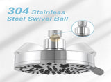 Shower Arm 10 in Bundle with 9 Mode Shower Head, Chrome V1258-DP02-C-566