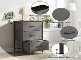 Artiss Chest of 3 Drawers Storage Dresser Tallboy Grey DIY-CDR-3D-GY