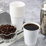 1000pcs 6oz Premium White Paper Coffee Takeaway Cups Bulk V563-PA0641-50-1BOX