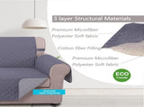 Reversible Sofa Cover Bundles with loveseat and Chair Size V1258-DP02-F-600