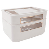 Router Storage Box 2 Layer Dust Proof Multifunctional with Lid Cable Management Router Box for Modem V1294-YM0901-3117240219211