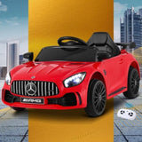 Kids Electric Ride On Car Mercedes-Benz AMG GTR Licensed Toy Cars Remote Red RCAR-AMGGTR-S-RD