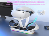 Charging Station Stand Accessories, Handle Controller Charger Dock and Display Stand with LED Light, V1370-AZ4-06051