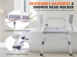Tub Transfer Bench for Bathtub 500lbs, Shower Seats for Adults, Lightweight Shower Bench for Elderly V952-GDSYGZYTLSLB6DTHDV0