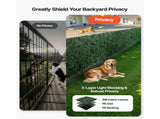Ivy Privacy Fence, 59 x 158in Artificial Green Wall Screen, Greenery Ivy Fence w/ Mesh Cloth Backing V952-WLSRZZWQ1J59PISG2V0