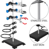 Laboratory Grade Metalware Set - Support Stand Premium Iron Material Laboratory Stand Support Lab V952-SYZLSB6JTSYSZJ001V0