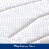 King Mattress in Coolmax Memory Foam 6 Zone Pocket Coil Soft Firmness V43-MAT-FUL-K