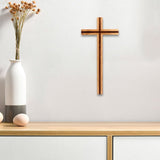 Decorative Wooden Cross Light Brown for Home and Office 4Pcs V1369-AZ3-W-20845