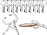 10 Pcs Locking C Clamp, Pliers Adjustable Welding Clamp with Regular Tip and Swivel Pad for Shop V1259-DP01-A-5745