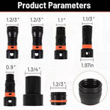 Dust Hose Adapter Kit for Most Woodworking Power Tools,,and Shop Vacuums, for Dust V1366-AZ2-W-14475
