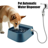 Automatic Pet Water Dispenser with Floating Valve and Hose, 2L Food-Grade Bowl for Dogs Cats V1341-ZY-X6GCXZSK-BOWLANDWATERPIPE