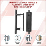 Carbon Steel Door Handle & Flush Pull Wood Door Gate Hardware 12" V63-827411