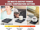 Electric Coffee Mug Warmer with Timer & 6 Temp Settings V1263-JX-4815