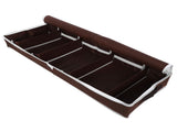 Waterproof Shoes Storage Box with Zipper PVC Cover Shoe Organizer Boxes Adjustable DividersL V1294-YM0901-3117200150411