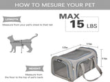 Bicycle panniers - Dog carrier bag for airplanes - Carrier bag for smalls - Size L - Cat basket, V1188-MS-313-0397