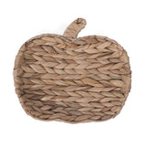 Wicker Serving Tray,Pumpkin Shaped Wicker Serving Tray Woven Bread Basket for Fall Harvest, Fruit V1366-AZ2-W-19393