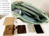 Handmade Canvas Bag with Compartments and Zipper, Versatile Shoulder Bag for Women, College, School, V1237-ZY-203-2873