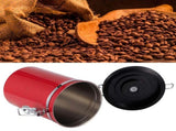 Stainless Steel Sealed Tank MoistureProof Coffee Bean Tea Storage Pot with Air Evacuation Valve V1294-YM0901-3118200183914