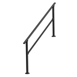 Handrails for Outdoor Steps, 5 Step Stair Hand Rail Kit, Transitional Carbon Steel Railings with V952-FGDHGZLSLZFSXI0DBV0