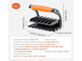 Plywood Carrier, 90.7 kg Single Clamp Capacity, 2 Pack Adjustable Drywall Carrying Tool for 0-25.4 V952-SLJBDTSK200LVI1BK001V0