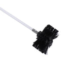 24ft Chimney Brush Set 45&deg Bendable Chimney Cleaning Brush with 18 Flexible Rods Wooden Handle Brush V1294-YM0901-3118250126711